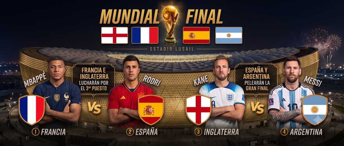 Tercer Puesto y Final Mundial 2026